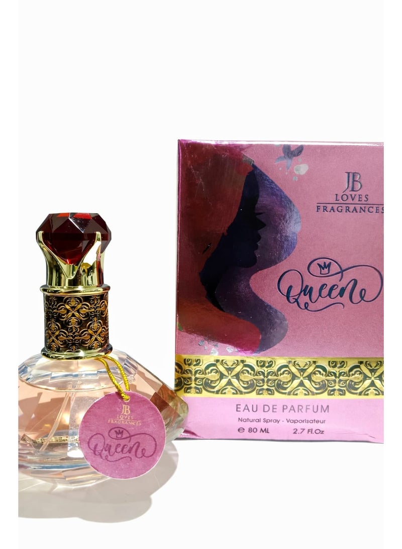 JB Collection عطر جي بي لوفز كوين 80 مل - Image 1
